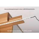 LED Winkelleiste 1350 x 45 x 22 mm Trenovo Solution Nordland Eiche